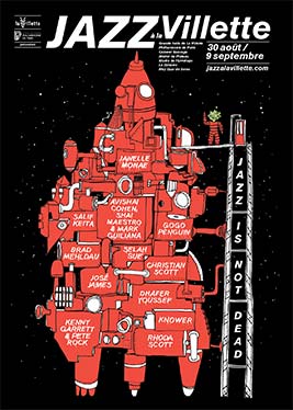 Affiche Jazz à la Villette 2018